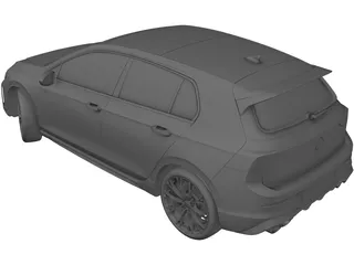 Volkswagen Golf R (2025) 3D Model