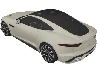 Jaguar F-Type R (2021) 3D Model