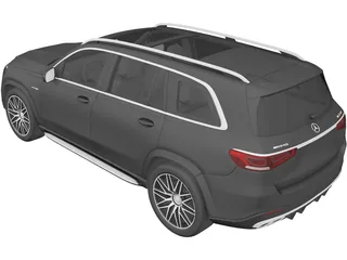 Mercedes-AMG GLS63 (2022) 3D Model