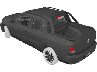 Volkswagen Saveiro 1.6 MSI Extreme (2025) 3D Model