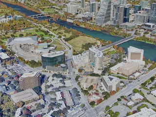 Austin City, USA (2024) 3D Model