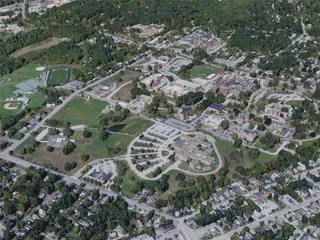 Concord City, NH, USA (2023) 3D Model