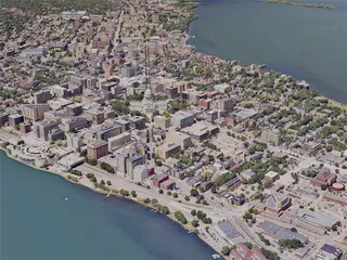 Madison City, WI, USA (2023) 3D Model