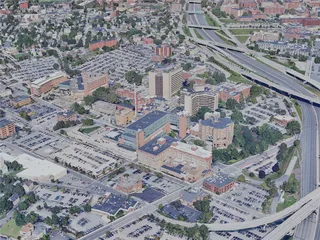 Providence City, RI, USA (2023) 3D Model