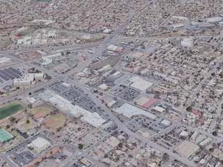 Santa Fe City, NM, USA (2023) 3D Model