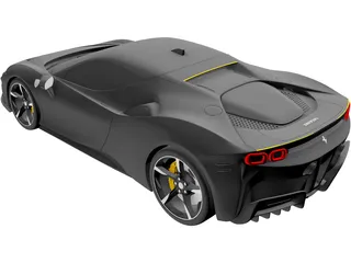 Ferrari SF90 Stradale 3D Model