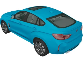 BMW X6M (2014) 3D Model