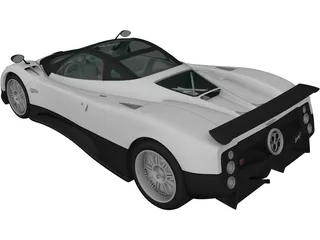 Pagani Zonda F (2005) 3D Model