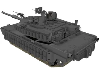 M1A2 Abrams 3D Model