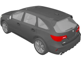 Acura MDX (2019) 3D Model