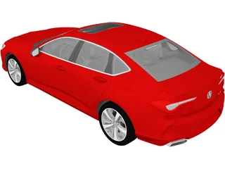 Acura TLX (2021) 3D Model