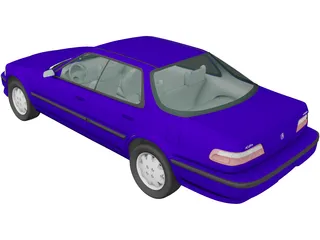 Acura Integra Sedan (1990) 3D Model