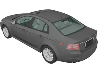 Acura TL (2007) 3D Model