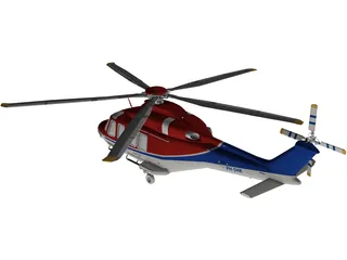 AgustaWestland AW139D 3D Model