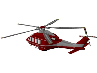 AgustaWestland AW139D 3D Model