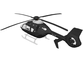 Airbus Helicopters H135 Police 3D Model