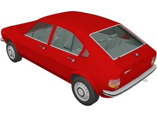 Alfa-Romeo Alfasud (1972) 3D Model