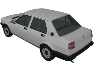 Alfa Romeo Giulietta 116 (1977) 3D Model