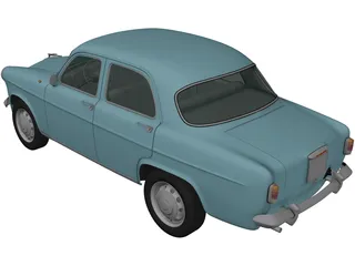 Alfa Romeo Giulietta 750 Berlina (1955) 3D Model