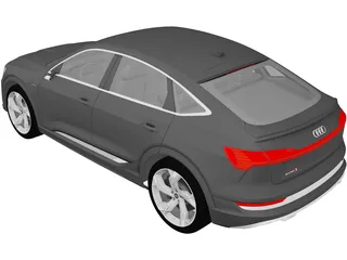 Audi e-tron S Sportback (2021) 3D Model