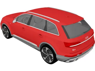 Audi Q7 (2020) 3D Model