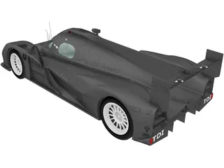 Audi R18 TDI (2011) 3D Model