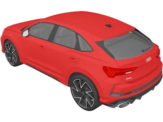 Audi RS Q3 Sportback (2020) 3D Model