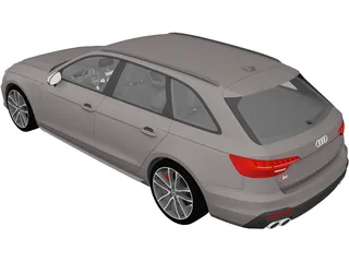 Audi S4 Avant (2020) 3D Model