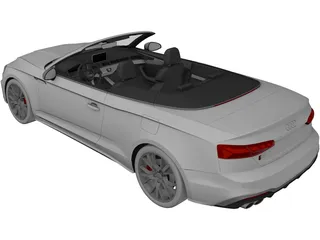 Audi S5 Cabrio (2020) 3D Model