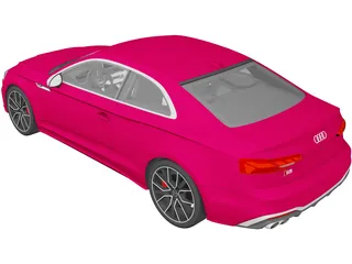 Audi S5 Coupe (2020) 3D Model