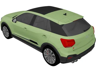 Audi SQ2 (2021) 3D Model