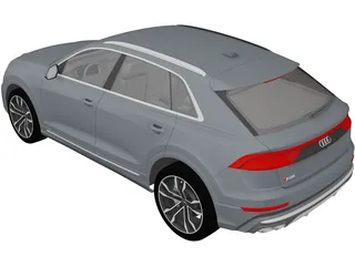 Audi SQ8 (2019) 3D Model