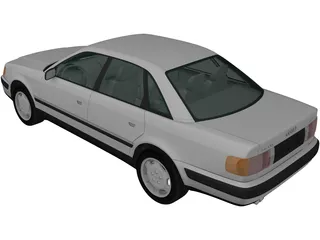 Audi 100 Sedan (1991) 3D Model