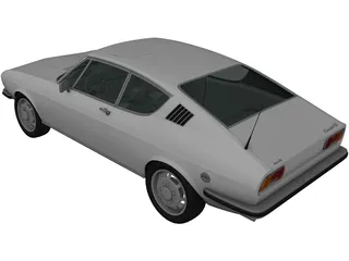 Audi 100 Coupe S (1970) 3D Model