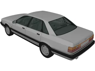 Audi 200 Sedan (1983) 3D Model