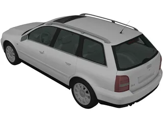 Audi A4 Avant (1999) 3D Model