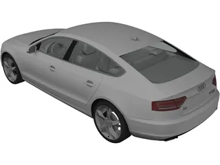 Audi A5 Sportback (2010) 3D Model