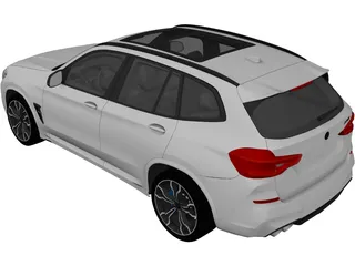 BMW X3M Competition (2020) 3D Model