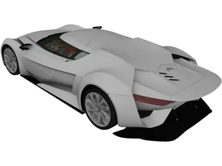 Citroen GT (2008) 3D Model