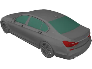 BMW M760Li [G12] (2017) 3D Model