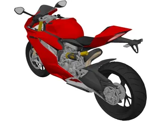 Ducati 1199 Panigale (2012) 3D Model