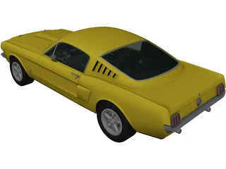 Ford Mustang Fastback (1965) 3D Model