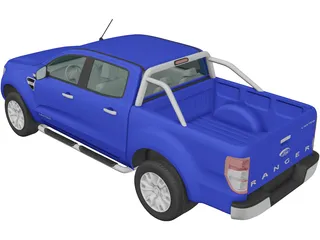 Ford Ranger T6 (2011) 3D Model