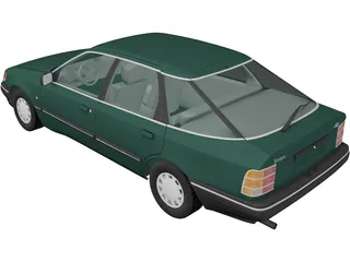 Ford Scorpio Hatchback (1985) 3D Model