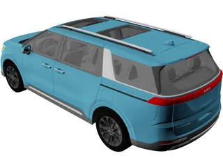 Kia Carnival (2022) 3D Model