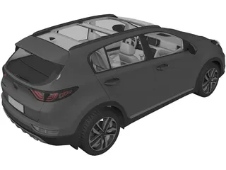Kia Sportage (2020) 3D Model