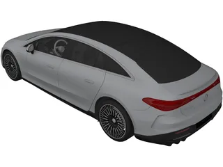 Mercedes-Benz EQS (2022) 3D Model