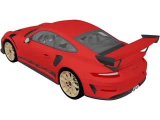 Porsche 911 GT3 RS (2019) 3D Model