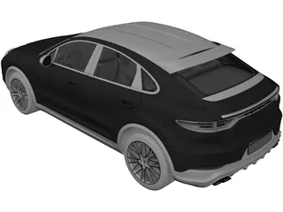 Porsche Cayenne Turbo Coupe (2019) 3D Model