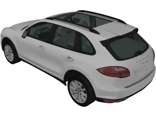 Porsche Cayenne S Hybrid (2010) 3D Model